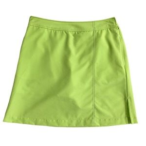 Ashworth Skort Lime Green Sporty Golf Activewear | 6